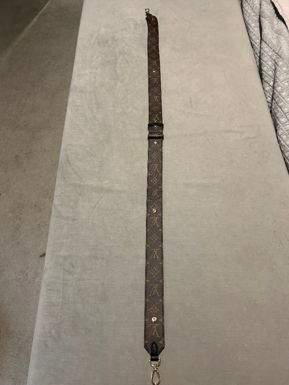 LOUIS VUITTON Bandouliere Adjustable Monogram Canvas Bag Strap